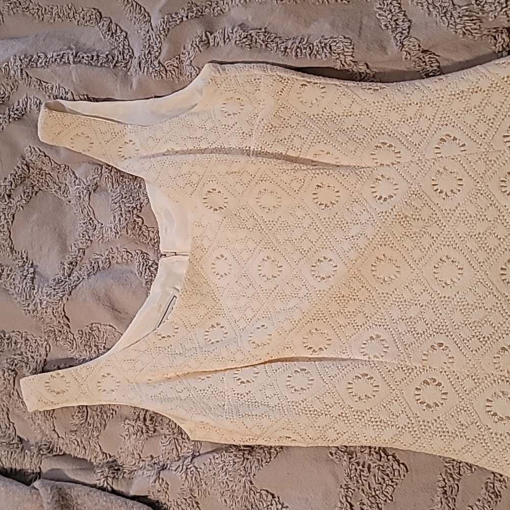 Crochet fitted dress